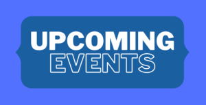 Banner that says "Upcoming Events"